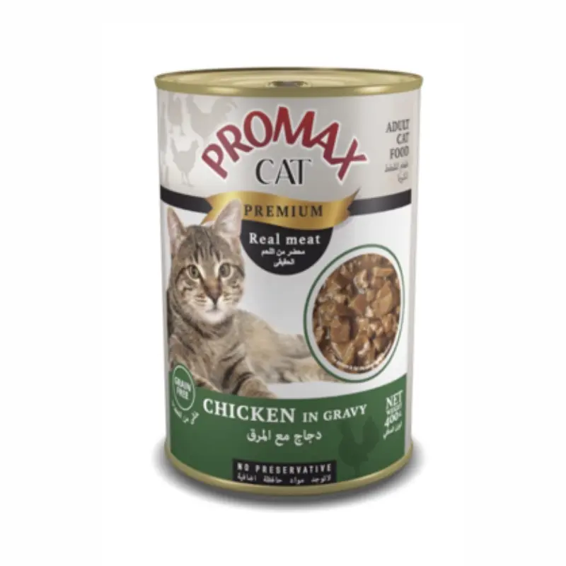PROMAX Adult Cat Canned Food Chicken in Gravy 400g