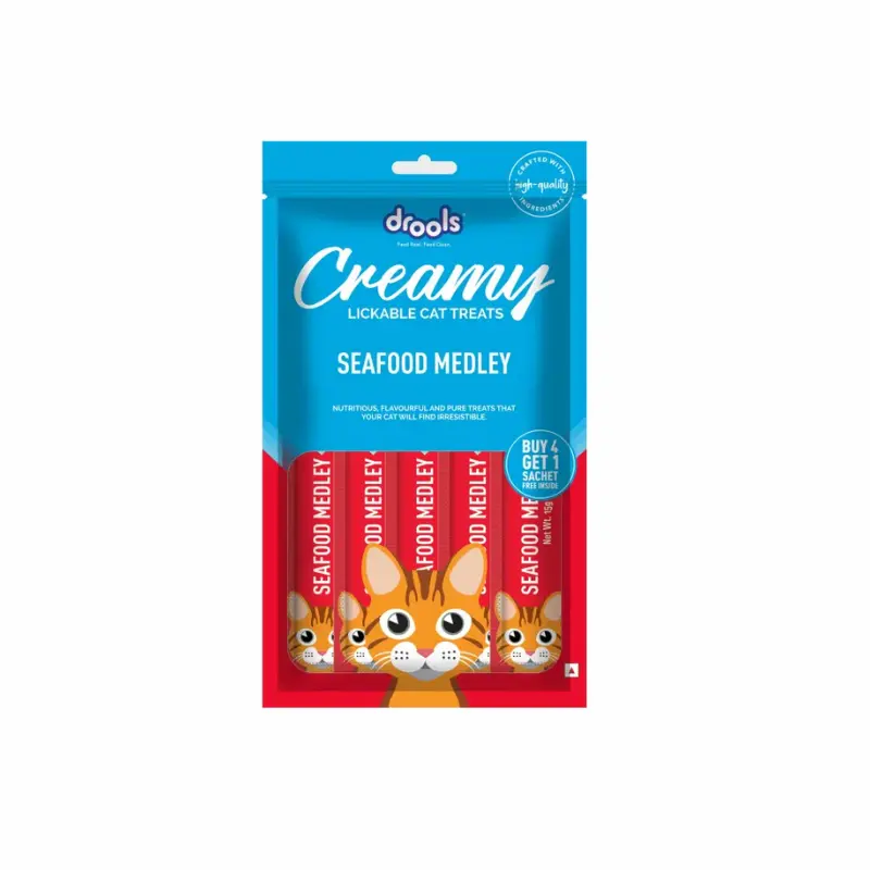  Drools Seafood Medley​ 5 Pcs Packet