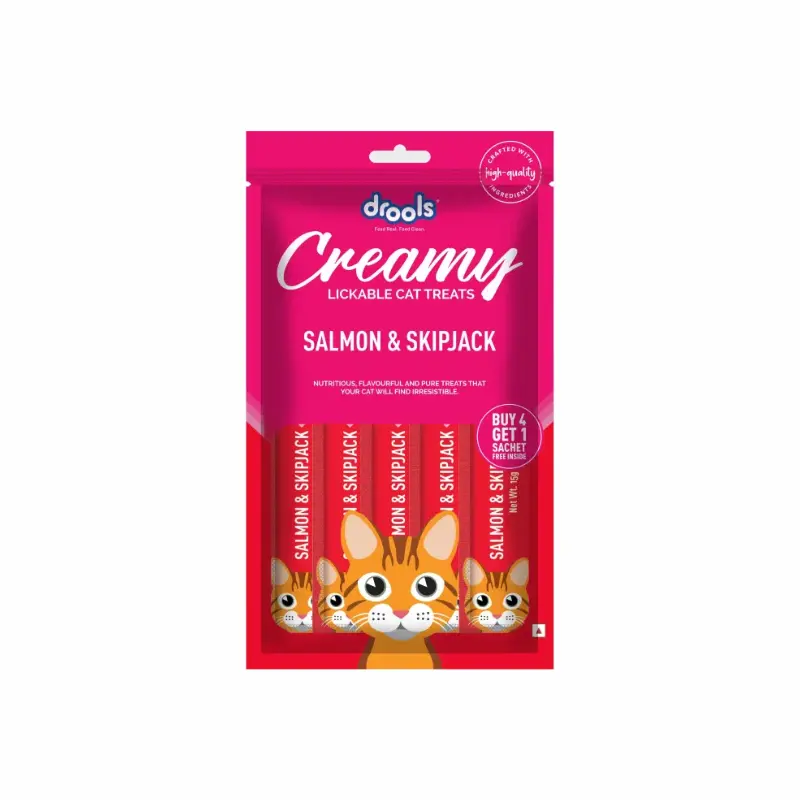  Drools Creamy Salmon and Skipjack Treats