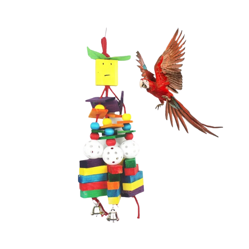 [SA3544] Birds Natural Wooden Toy 45*12cm