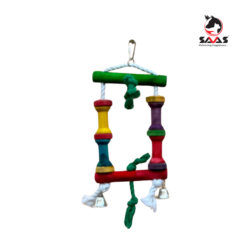 Saas Birds Natural Wooden Toy 32*13cm
