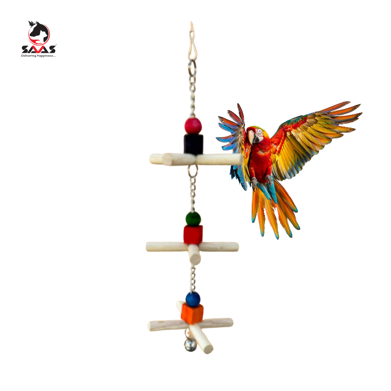 Bird Triple-Cross Swing Toy  14*45cm