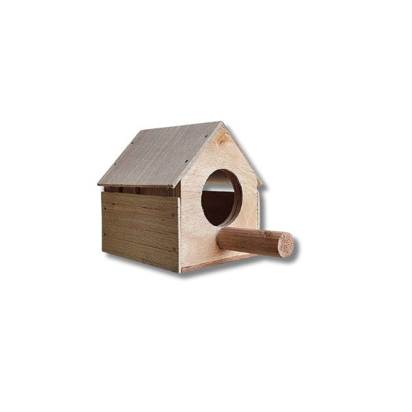 Wooden Bird Nest Home 1264Xxs