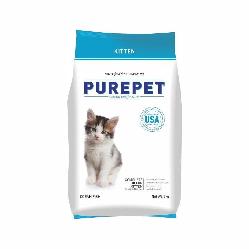 Purepet Kitten Dry Cat Food, Ocean Fish