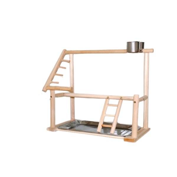 [SA3414] Parrots Standing Rack Toys