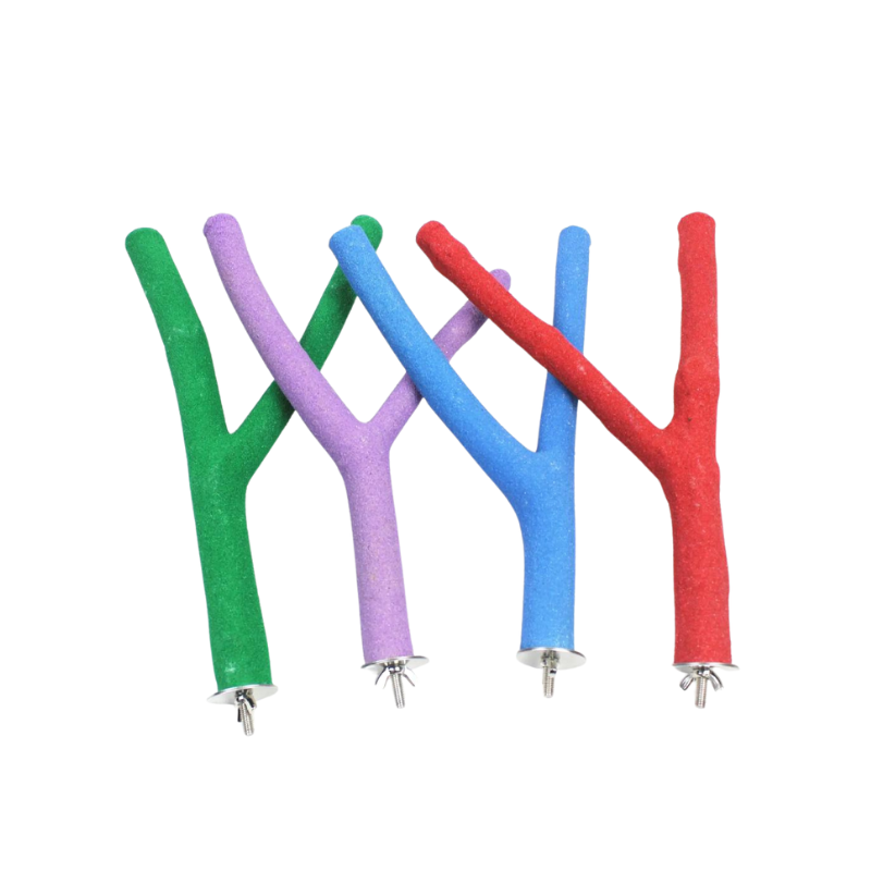 [SA3392] Parrots Standing Crotch Stick 30cm*3cm