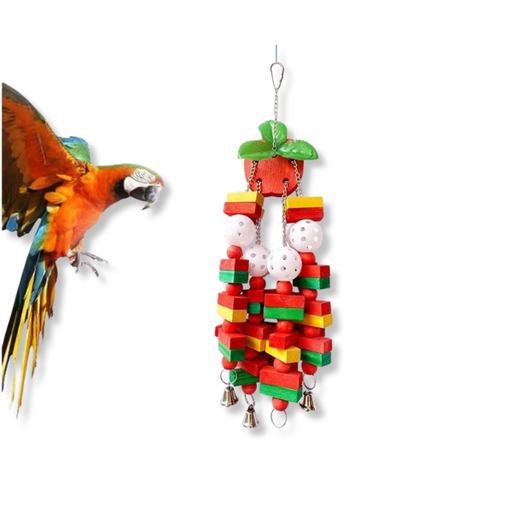 [SA2994] Saas Bird Toys (54*16) Wood & Pp 2994